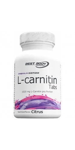 Таблетки L-карнитина Best Body Nutrition, цитрусовые, упаковка 60 шт.
